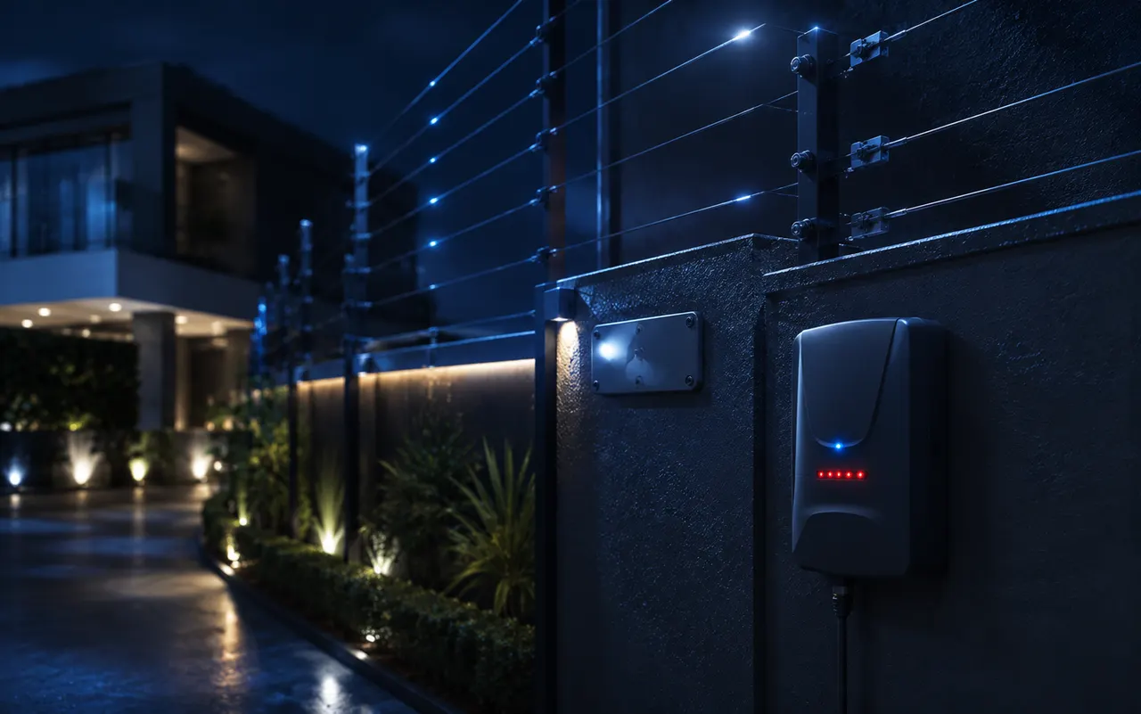 Instalação de cerca elétrica para proteção perimetral